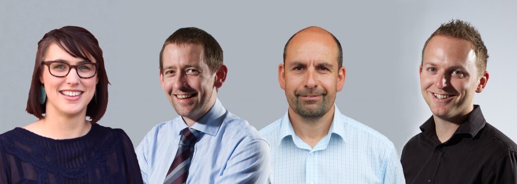 SW Installer Conference Group Portia McMenemy - PR & Marketing Exec, Gareth Yoxall - Senior Account Manager, Caspar Speakman - Field Sales Manager, Christian Oram - Sales Manager