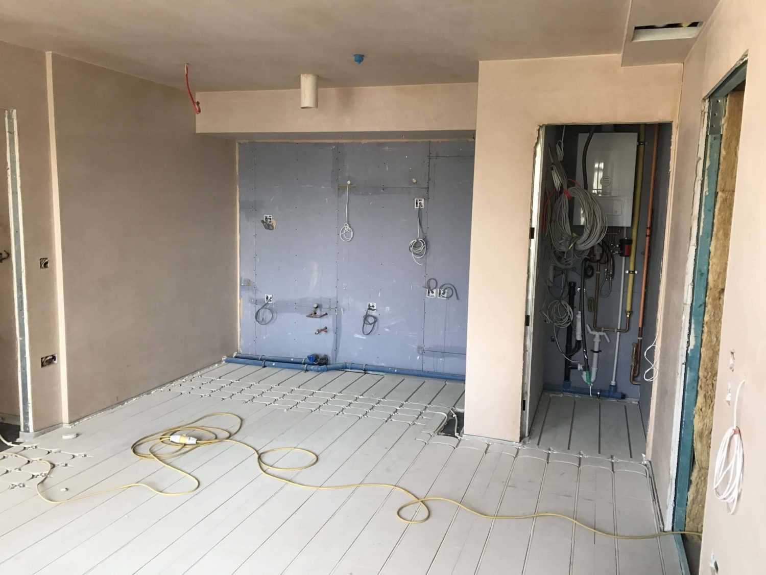 View of Acoustic Underfloor Heating for Luxury Apartments
