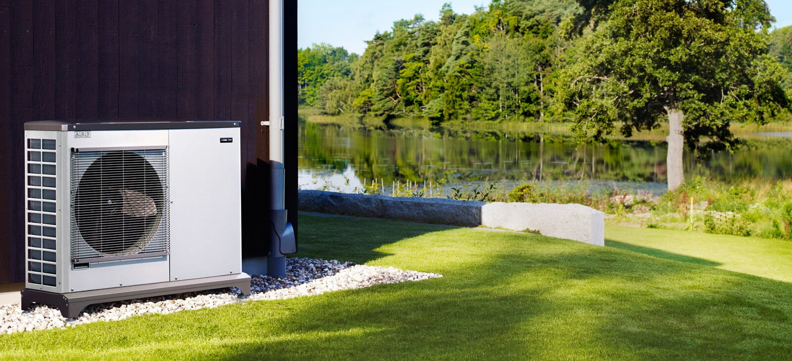 NIBE Air Source Heat Pump with Underfloor Heating