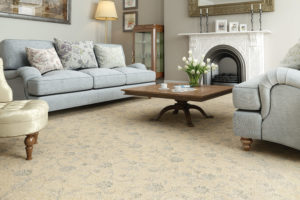 Underfloor heating with carpet