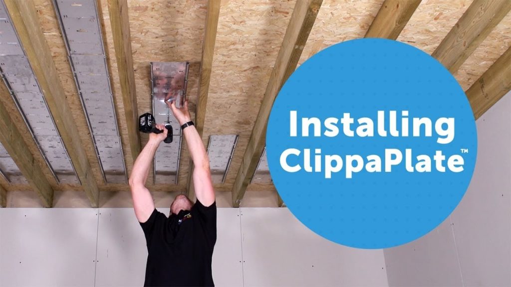 Installing Clippaplate first floor underfloor heating