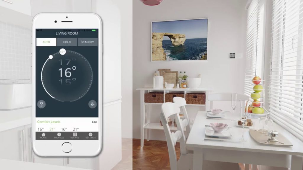 Smart underfloor heating thermostat