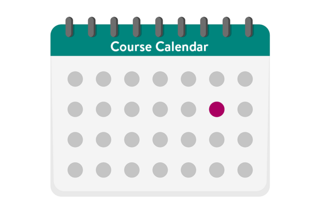 Nu-Heat course calendar