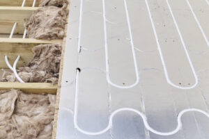 Suspended timber underfloor heating