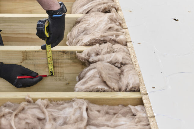 underfloor heating on the first floor